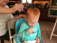 Brooks's First Haircut