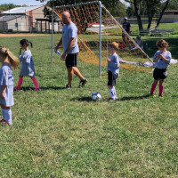 Brooks Playing Soccer