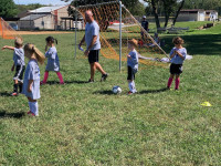 Brooks Playing Soccer