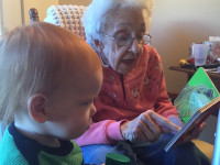 Brooks Visits Great-Grammy