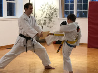 Carter gets his Orange Belt