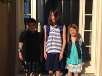 Twins 1st Day of School